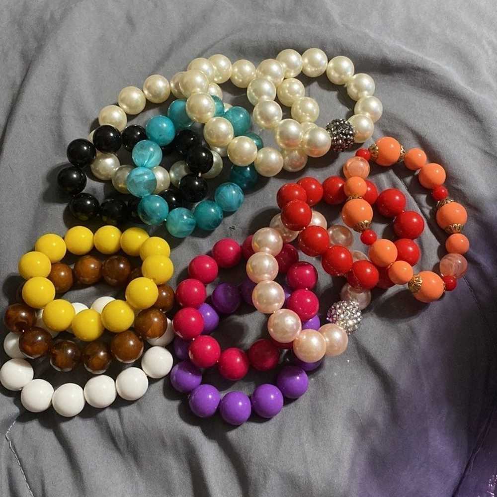 Vintage beaded bracelets (14)qty  take them all a… - image 3