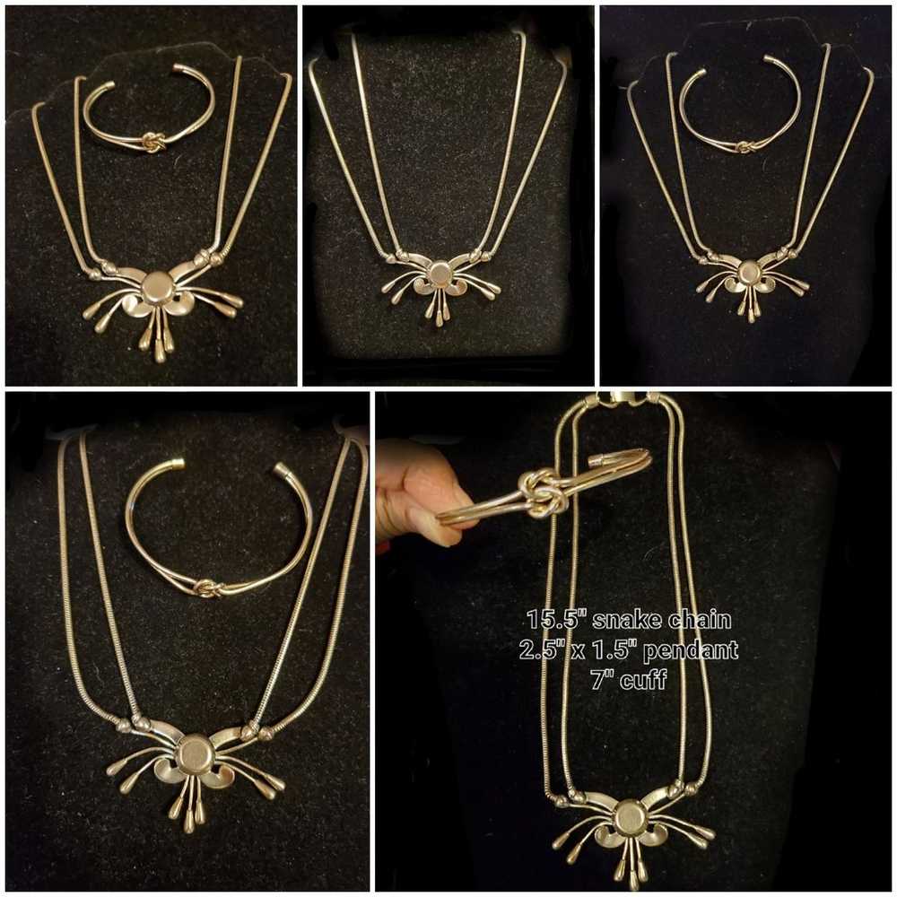 Retro Set Stainless Steel Necklace/Bracelet - image 2