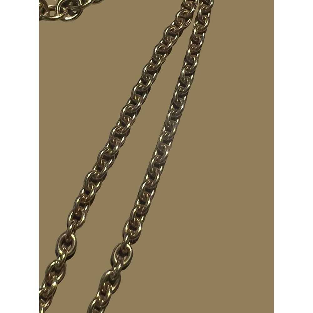 Vintage Monet Necklace 2 Strand 22K Gold Plated B… - image 3