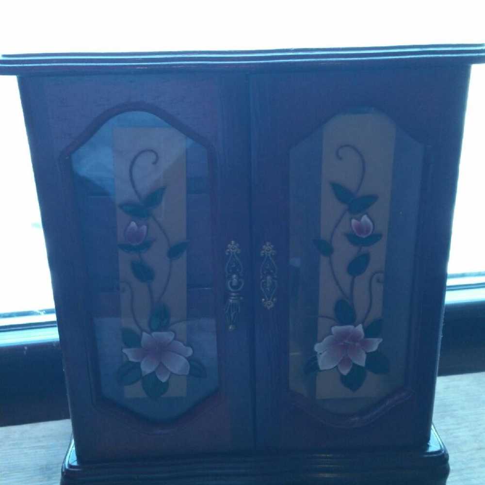 Vintage Wooden Jewelry box Organizer - image 1