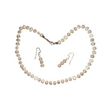 Pearl Bundle Set —Beautiful VINTAGE necklace  matc