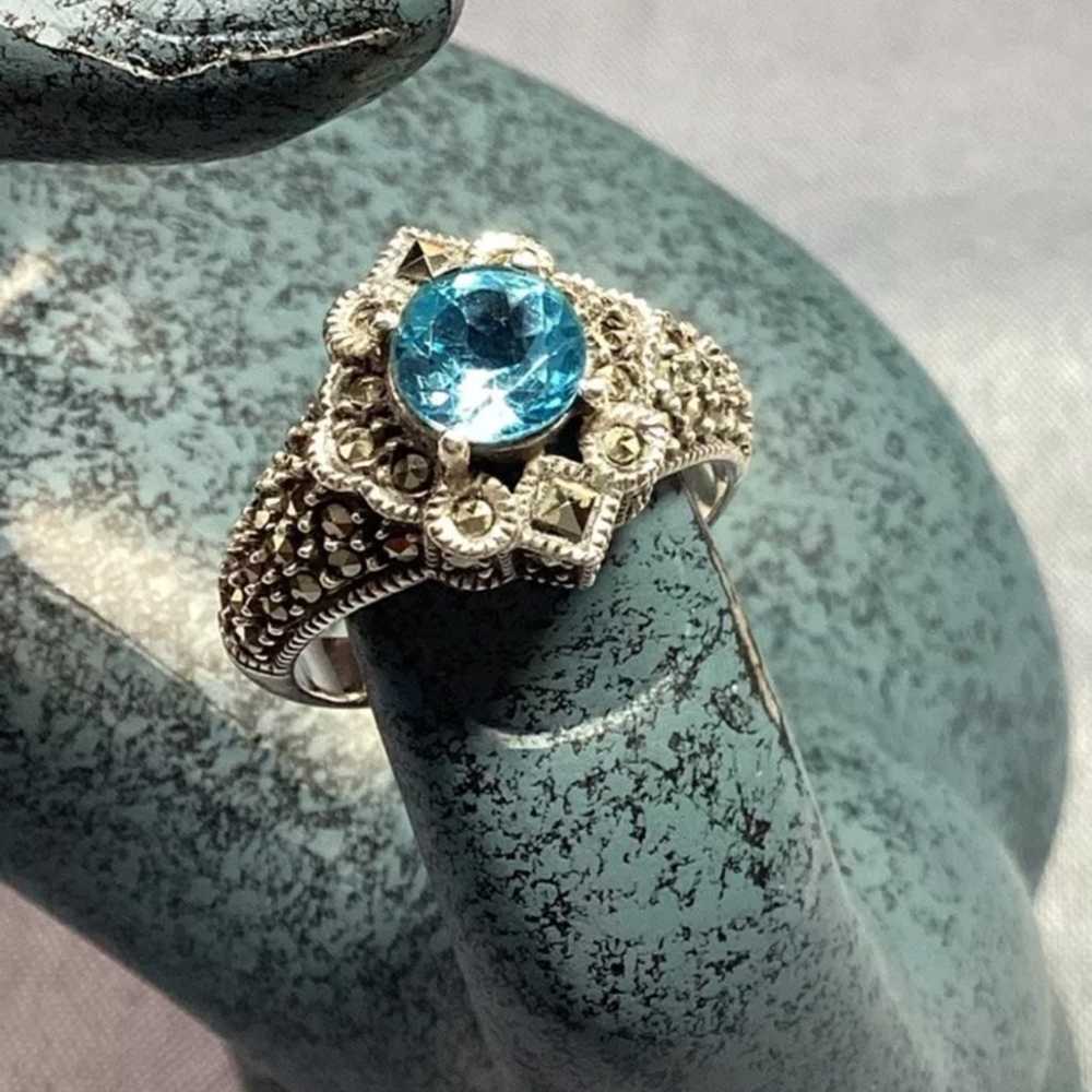 Blue topaz ring - image 4