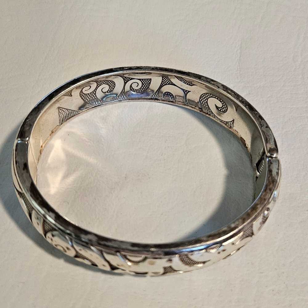 BRIGHTON ANDALUZ SILVERTONE ORNATE SCROLLWORK DES… - image 10