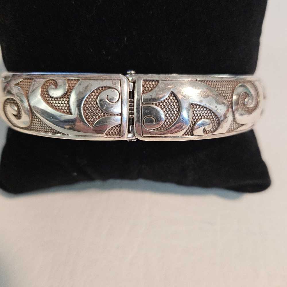 BRIGHTON ANDALUZ SILVERTONE ORNATE SCROLLWORK DES… - image 12