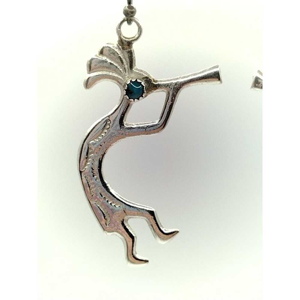 Sterling Silver Vintage Kokopelli Native American… - image 2