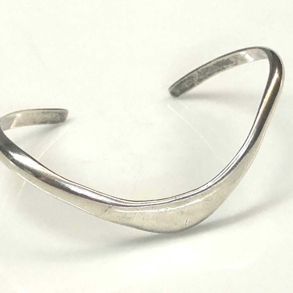 SIAM Signed Sterling Silver Cuff Bracelet - image 3