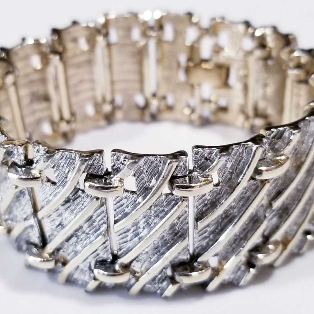 Kramer New York Vintage Silver Bracelet Rare Esta… - image 1