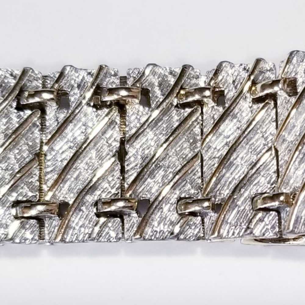 Kramer New York Vintage Silver Bracelet Rare Esta… - image 3