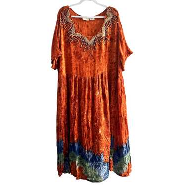 Vintage SOFT FOCUS Women's Plus 30W Tied Dye Boho… - image 1