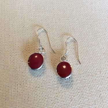 Silpada Vintage W1298 Red Earrings