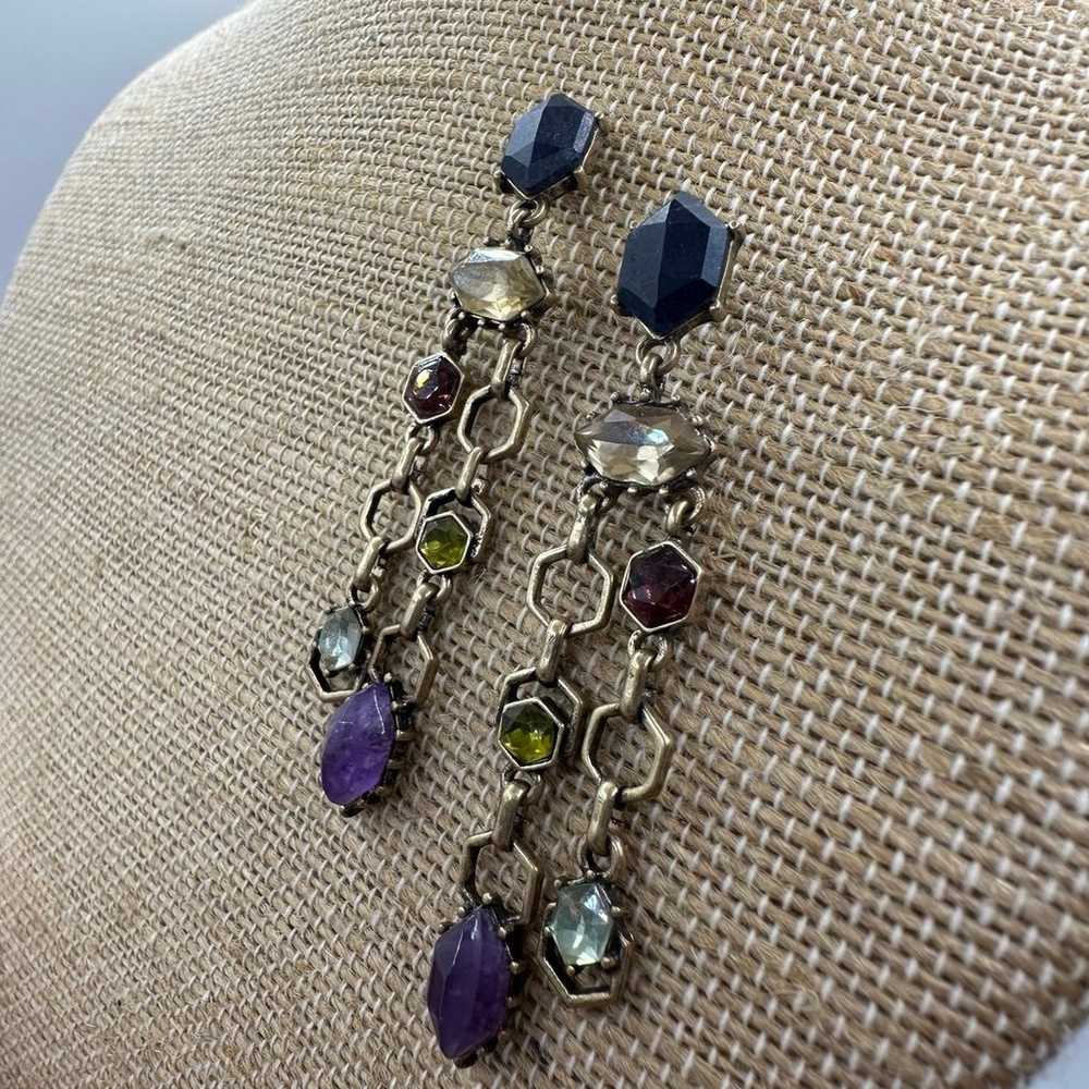 “Highlands” Semi-Precious Statement Earrings - image 2