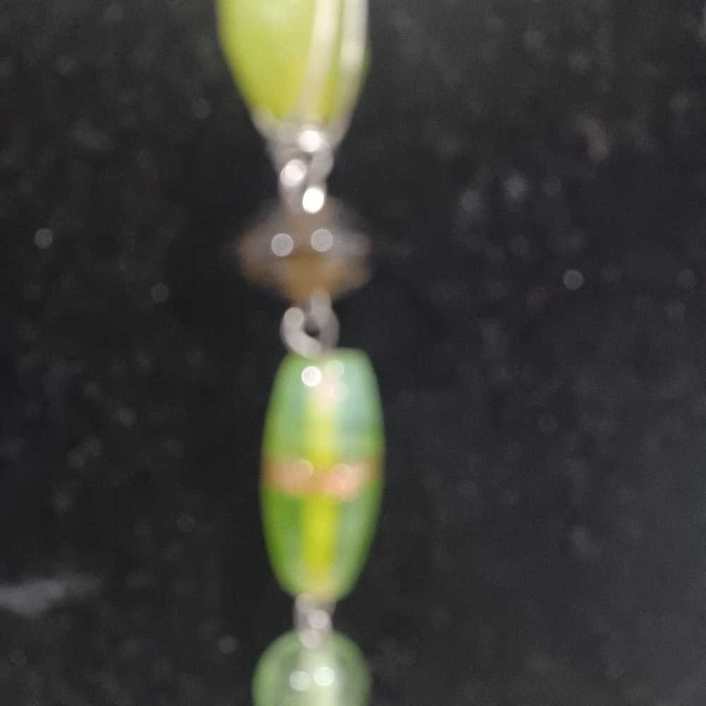 Vintage made in Italy long Murano glass necklace - image 2