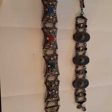 GORGEOUS Pair of Victorian 8" Bracelets