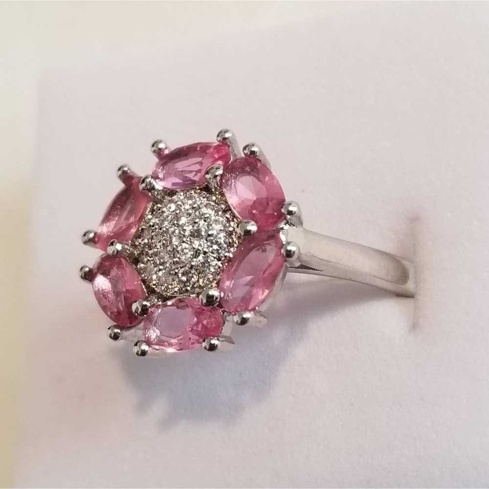 New Vintage Pink Tourmaline, & 925 Ring - image 4