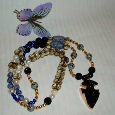 Fashion Porcelain, Gold Beads, Crystals, Druzy an… - image 1