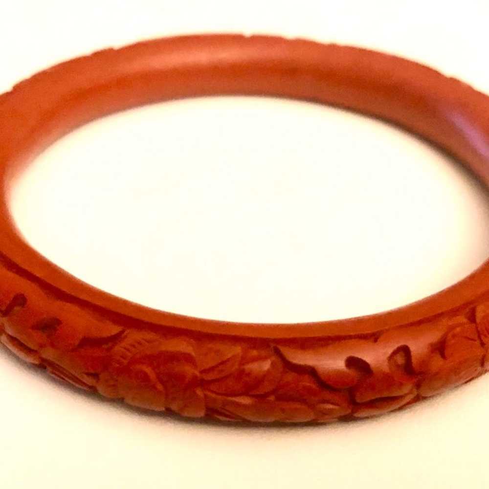 Thin Cinnabar bangle - image 2