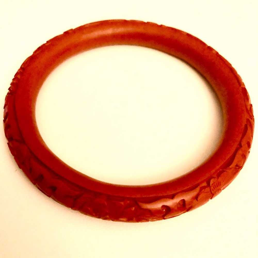 Thin Cinnabar bangle - image 3