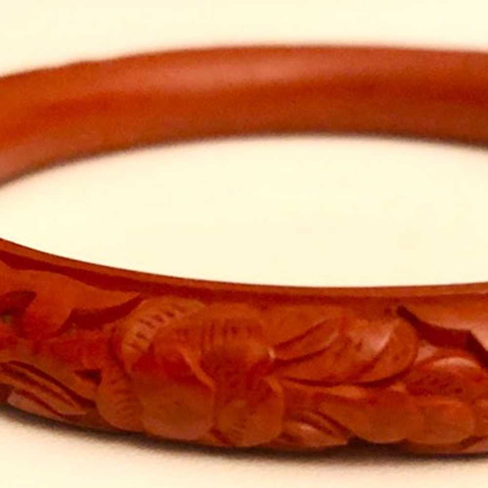 Thin Cinnabar bangle - image 4