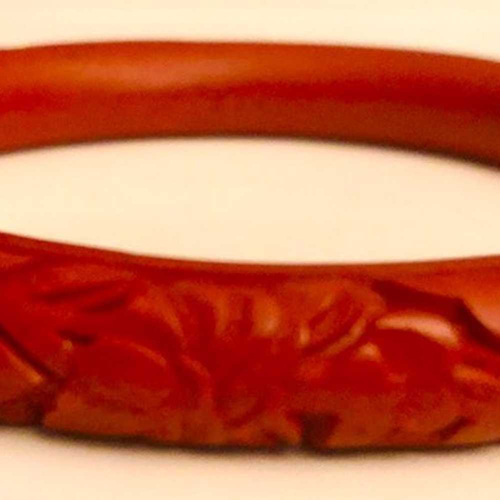 Thin Cinnabar bangle - image 5