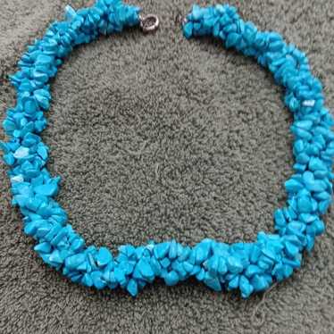 Polished Turquoise Necklace - image 1