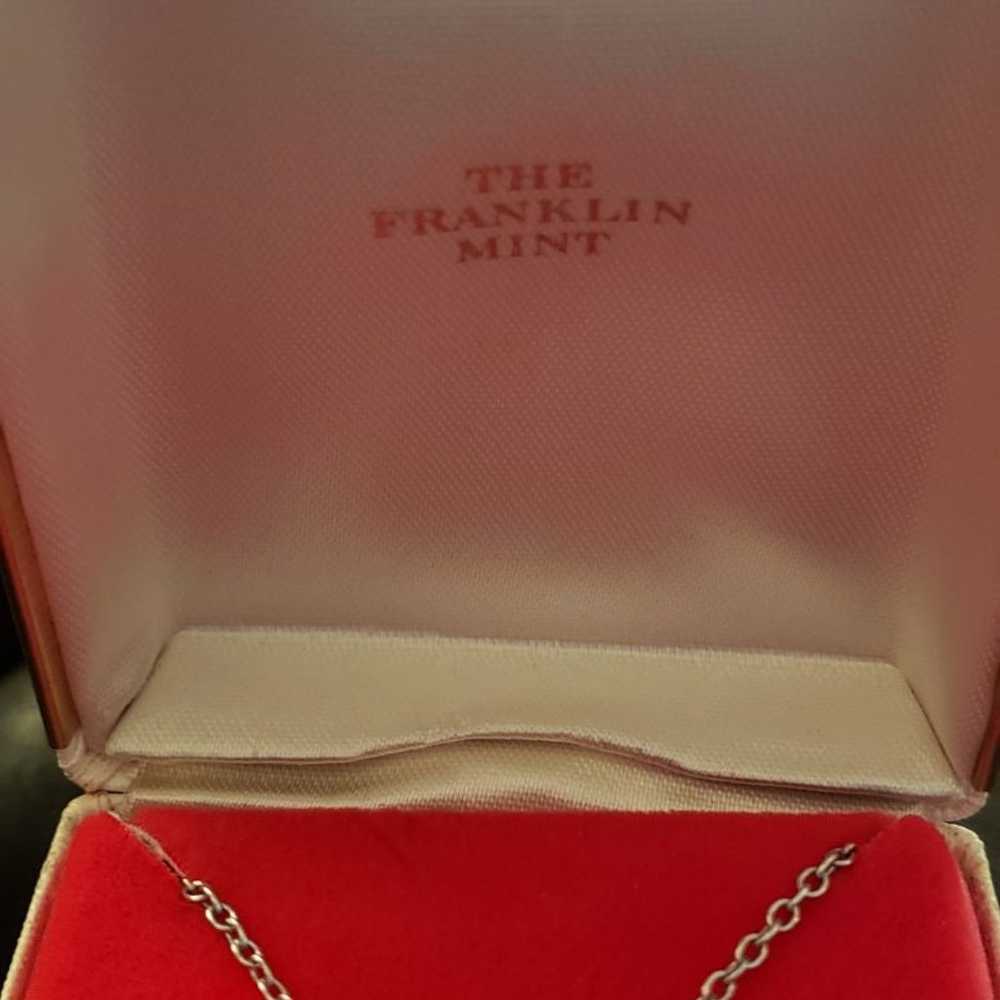 The Franklin Mint sterling pendant and necklace - image 2