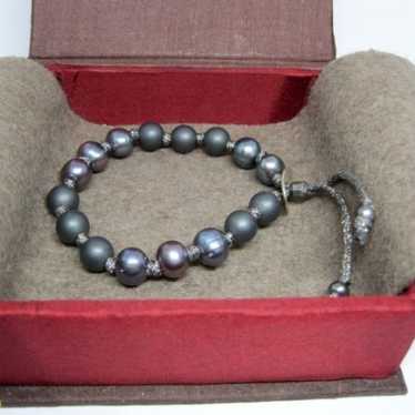 Chan Luu Gray Pearls Hematite Bracelet - image 1