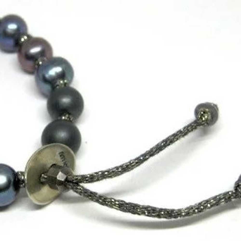 Chan Luu Gray Pearls Hematite Bracelet - image 3