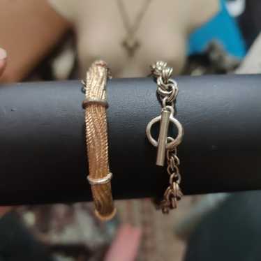 2 vintage bracelets - image 1