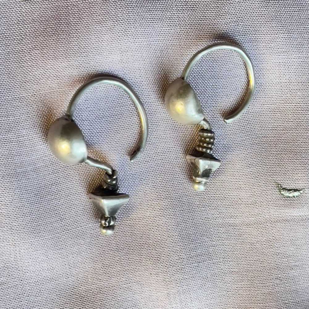 Vintage ear cuffs silver - image 11