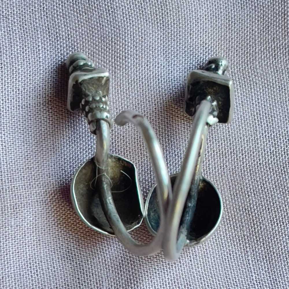 Vintage ear cuffs silver - image 4