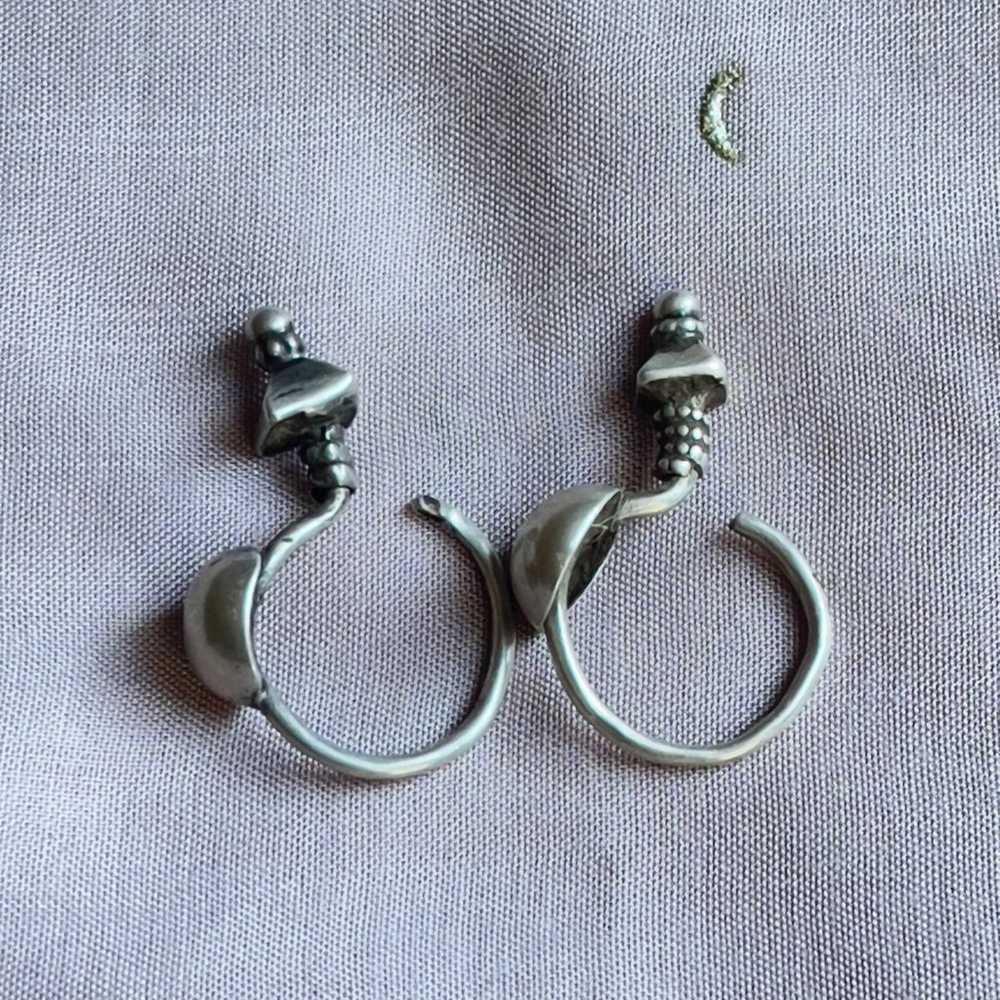 Vintage ear cuffs silver - image 5