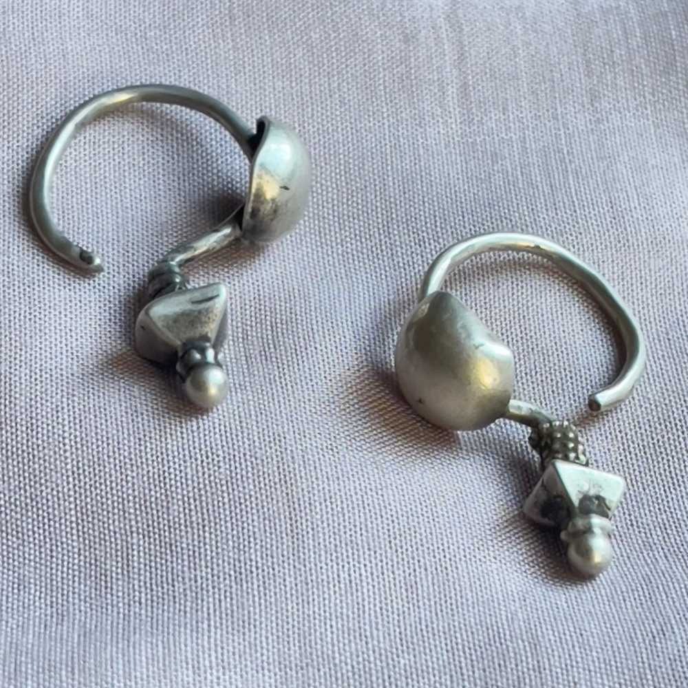 Vintage ear cuffs silver - image 7