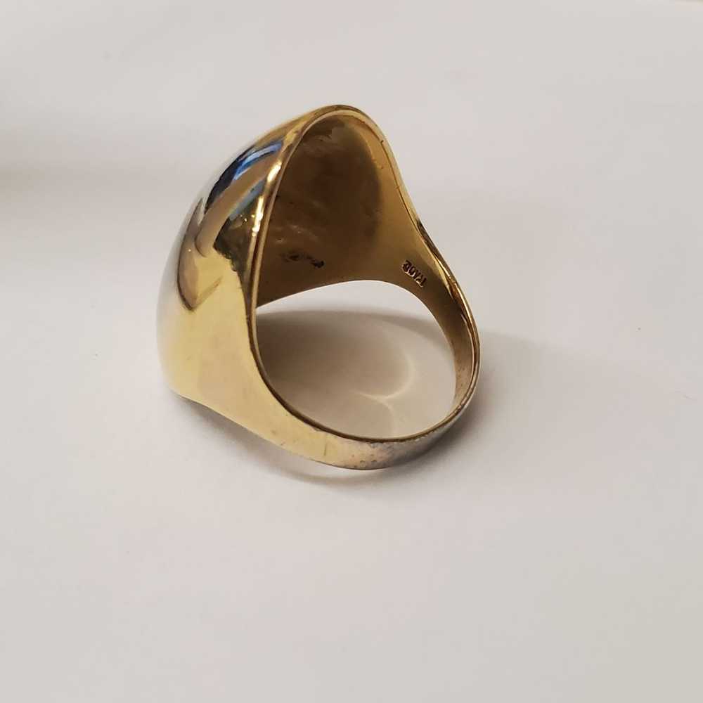 Vintage dome shape ring, 925 Italy - image 5