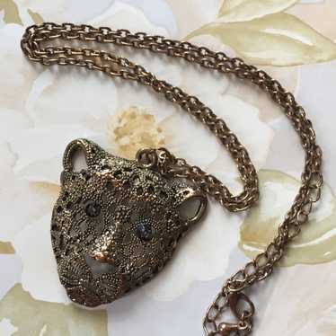 Puma Cougar panther Necklace