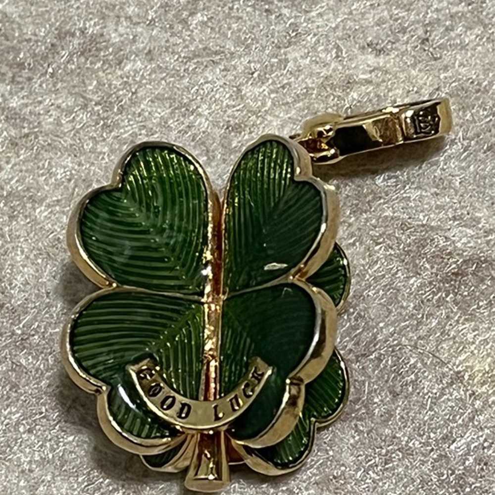 Vintage Juicy Couture Four Leaf Clover Charm - image 2