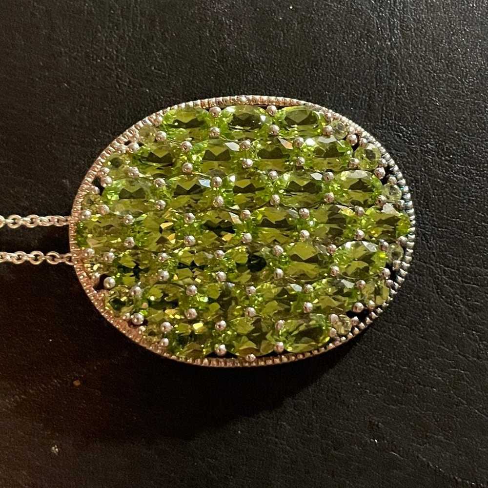 Vintage Peridot Pendant - image 3