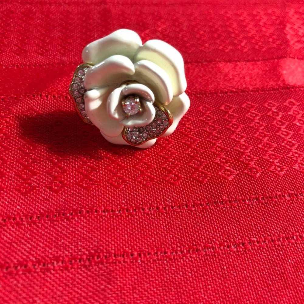 Rare HTF Vintage Juicy Couture Rose Ring - image 2