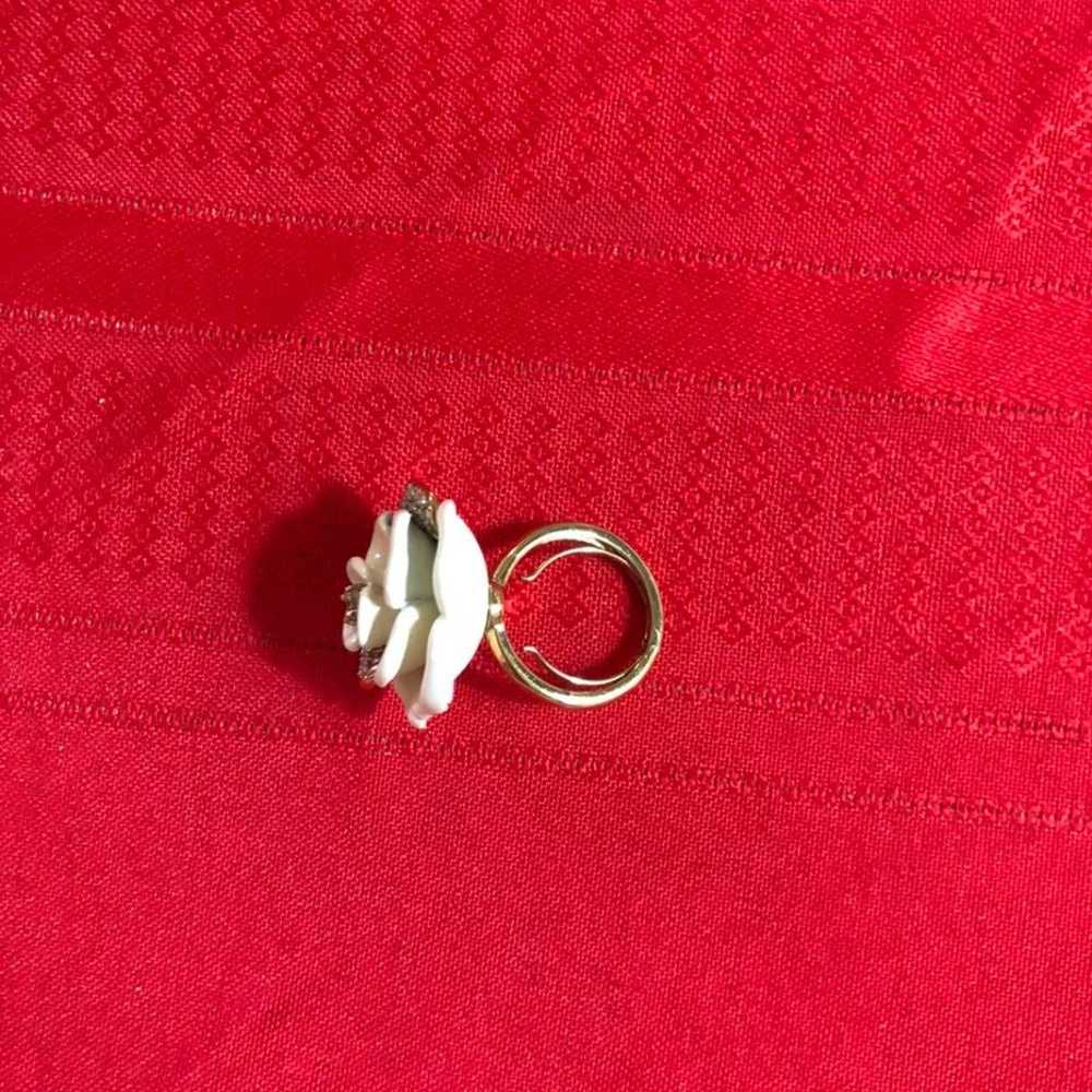 Rare HTF Vintage Juicy Couture Rose Ring - image 4