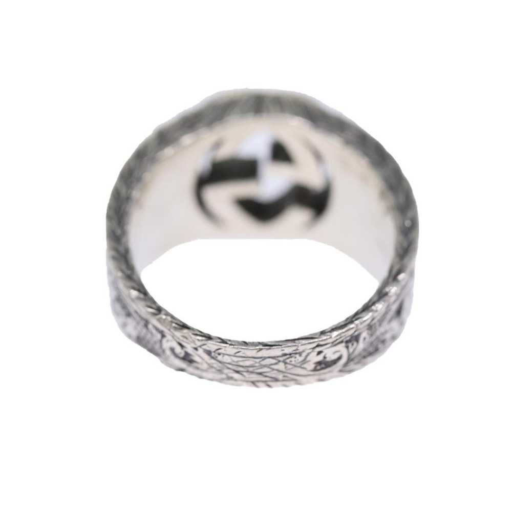 Gucci GUCCI Interlocking Ring Ag925 Silver Auth b… - image 3