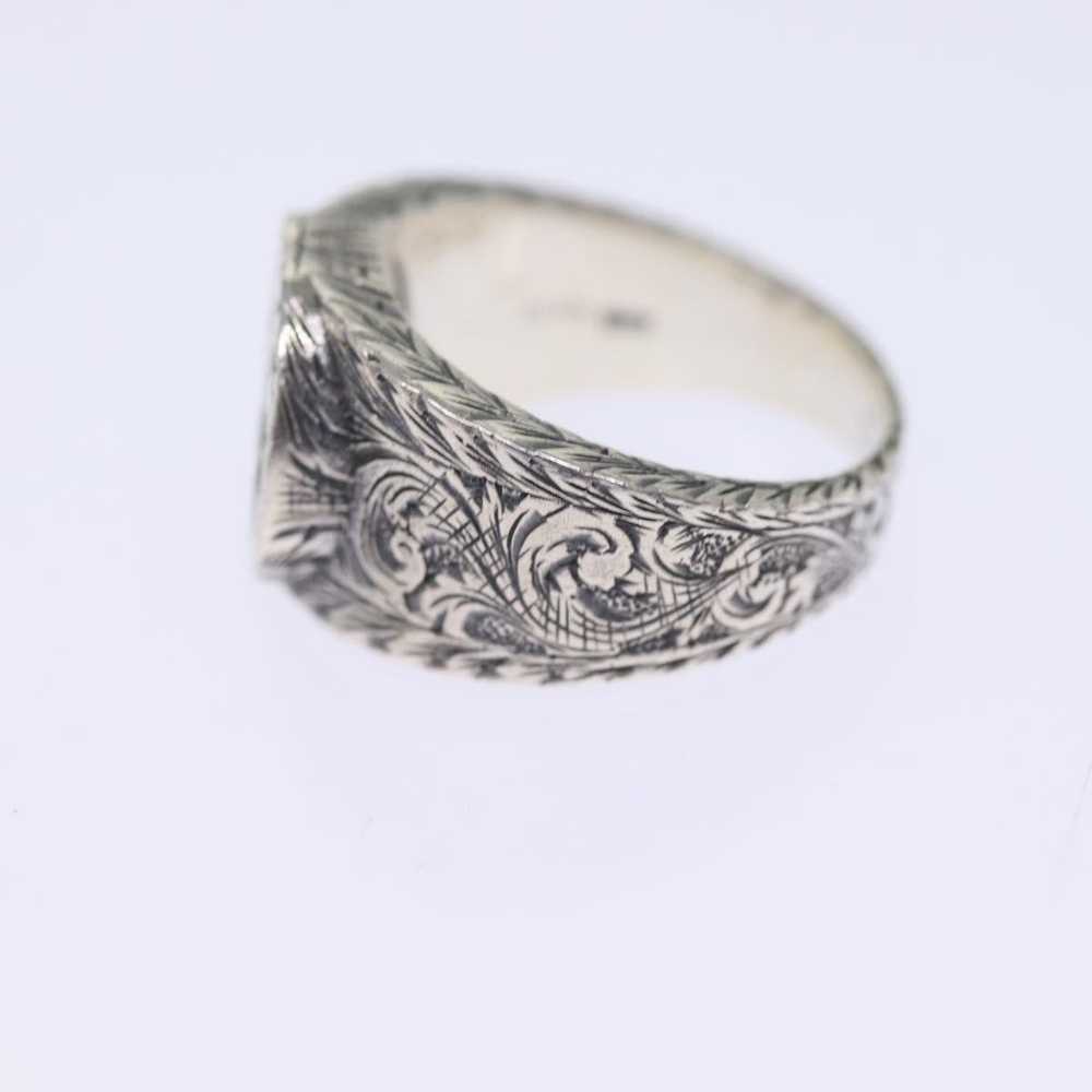 Gucci GUCCI Interlocking Ring Ag925 Silver Auth b… - image 4