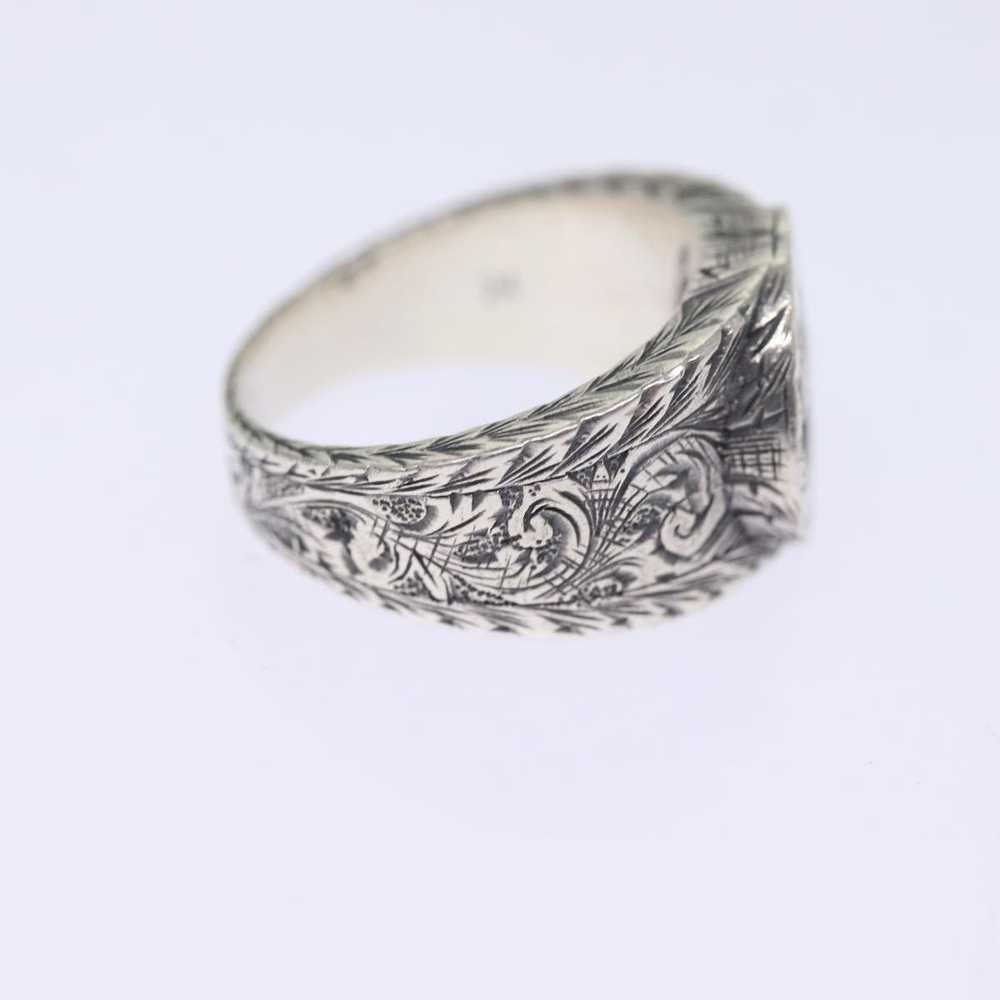 Gucci GUCCI Interlocking Ring Ag925 Silver Auth b… - image 5