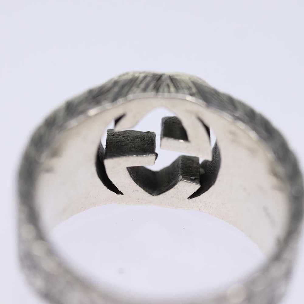 Gucci GUCCI Interlocking Ring Ag925 Silver Auth b… - image 6