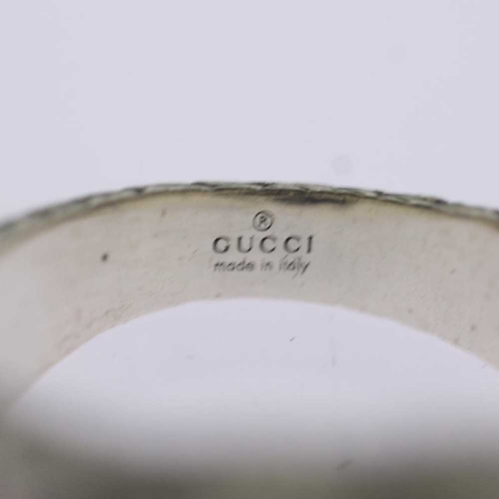 Gucci GUCCI Interlocking Ring Ag925 Silver Auth b… - image 8