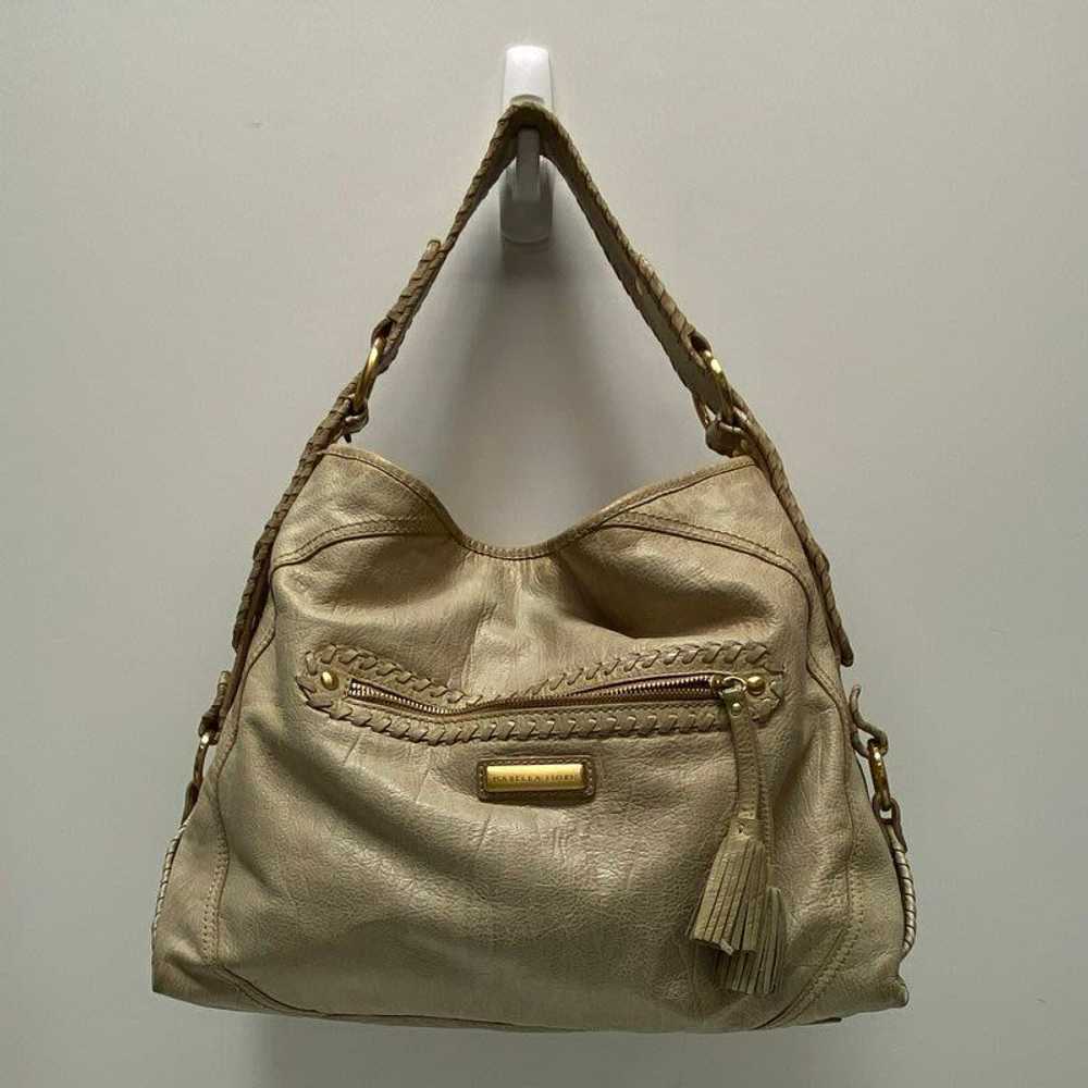 Isabella Fiore Leather Woven Carina Shoulder Bag … - image 2