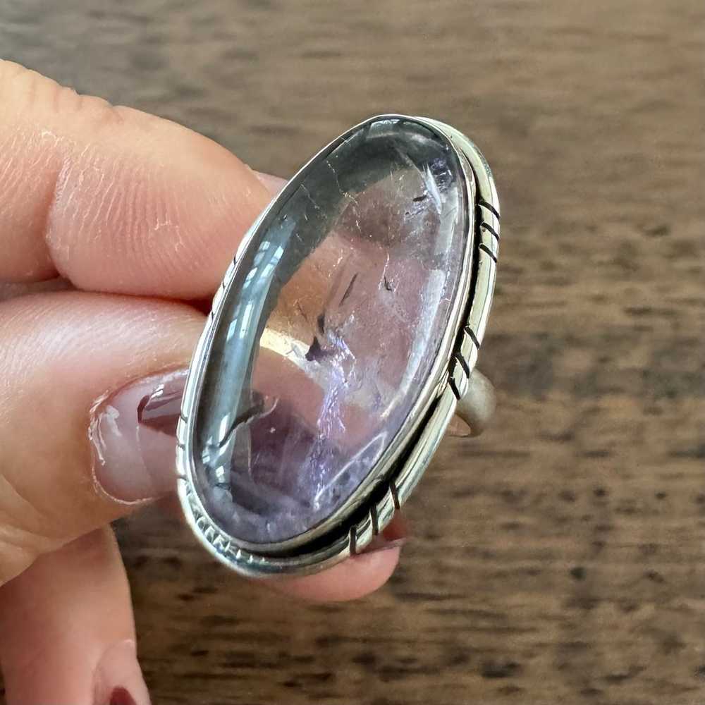 Ametrine Oval Statement Ring 925 Sterling Silver - image 4