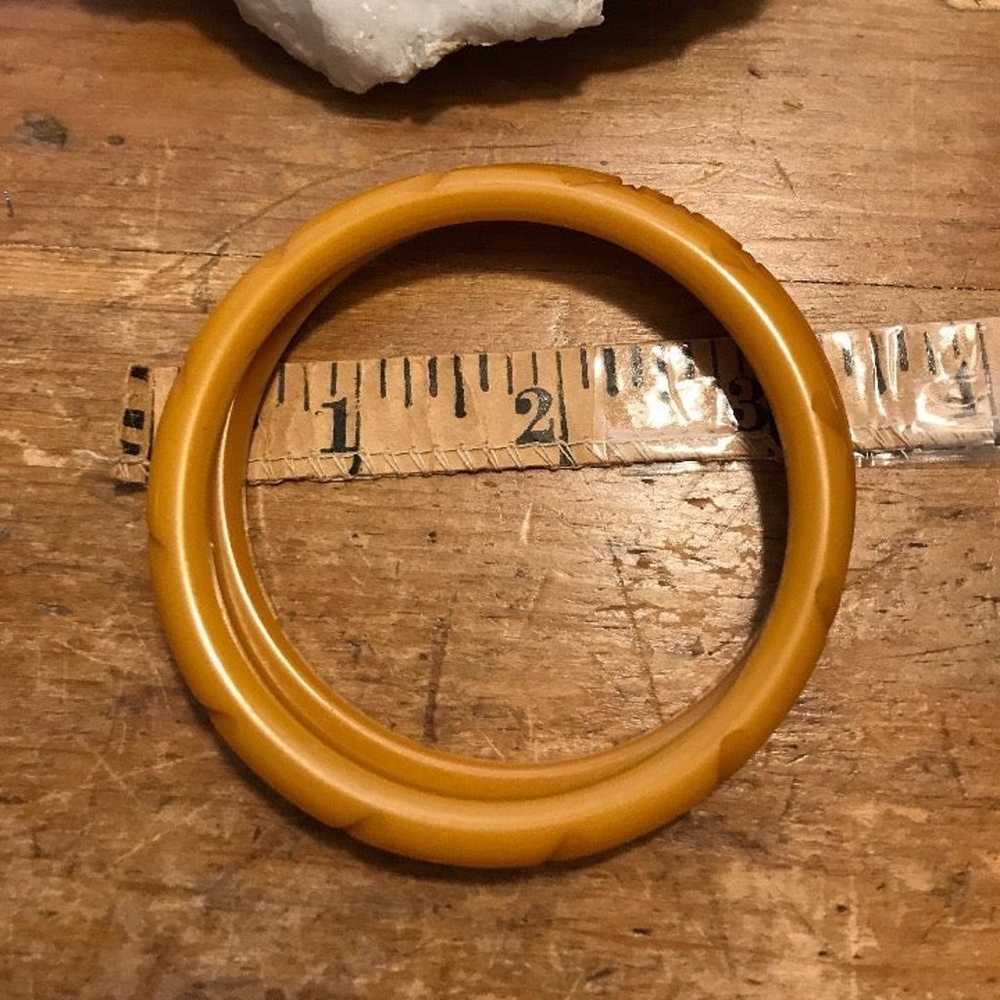 Bakelite Butterscotch Vintage Bracelets - image 3