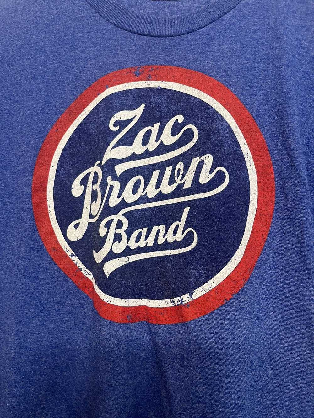 Streetwear 2014 Zac brown band shirt size large - image 3