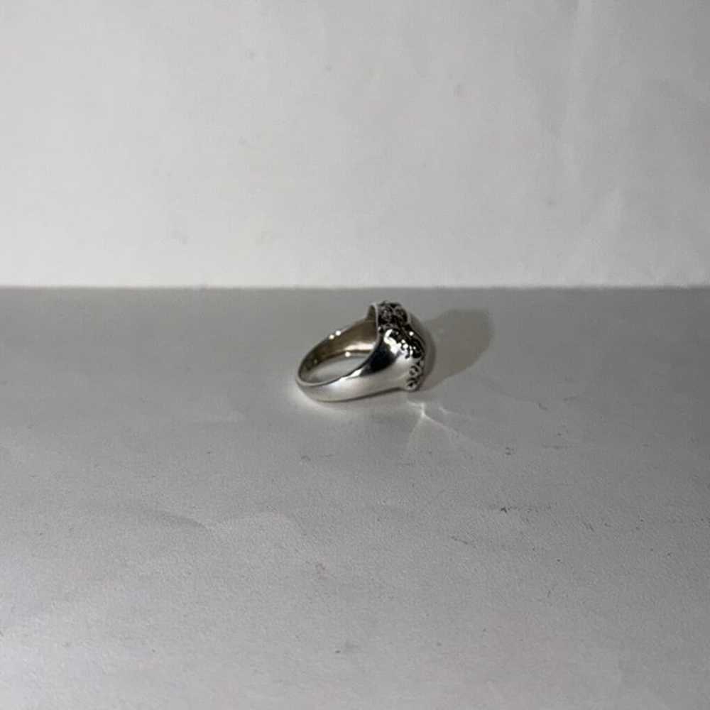 Sterling Silver Mother of Pearl Ring - image 4