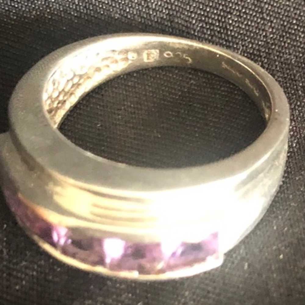 Sterling amethyst ring - image 5