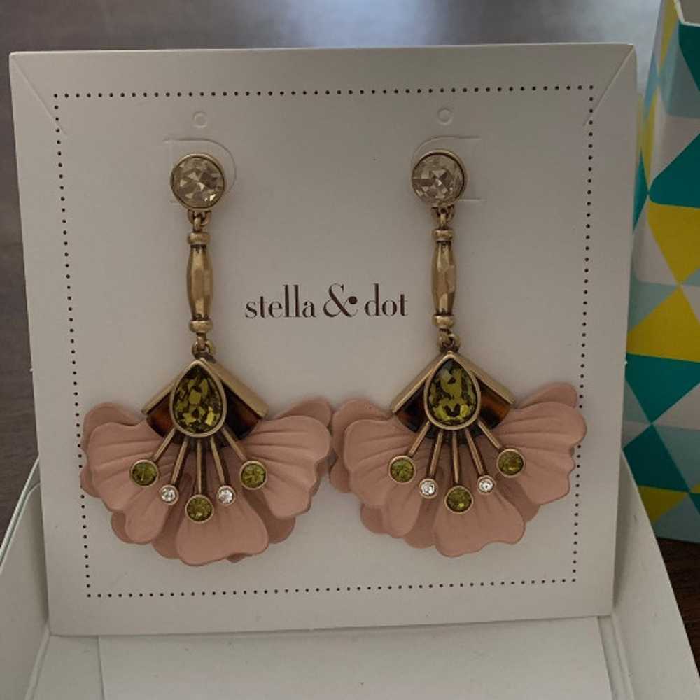 Stella & Dot Rory Floral Drop Earrings - image 3